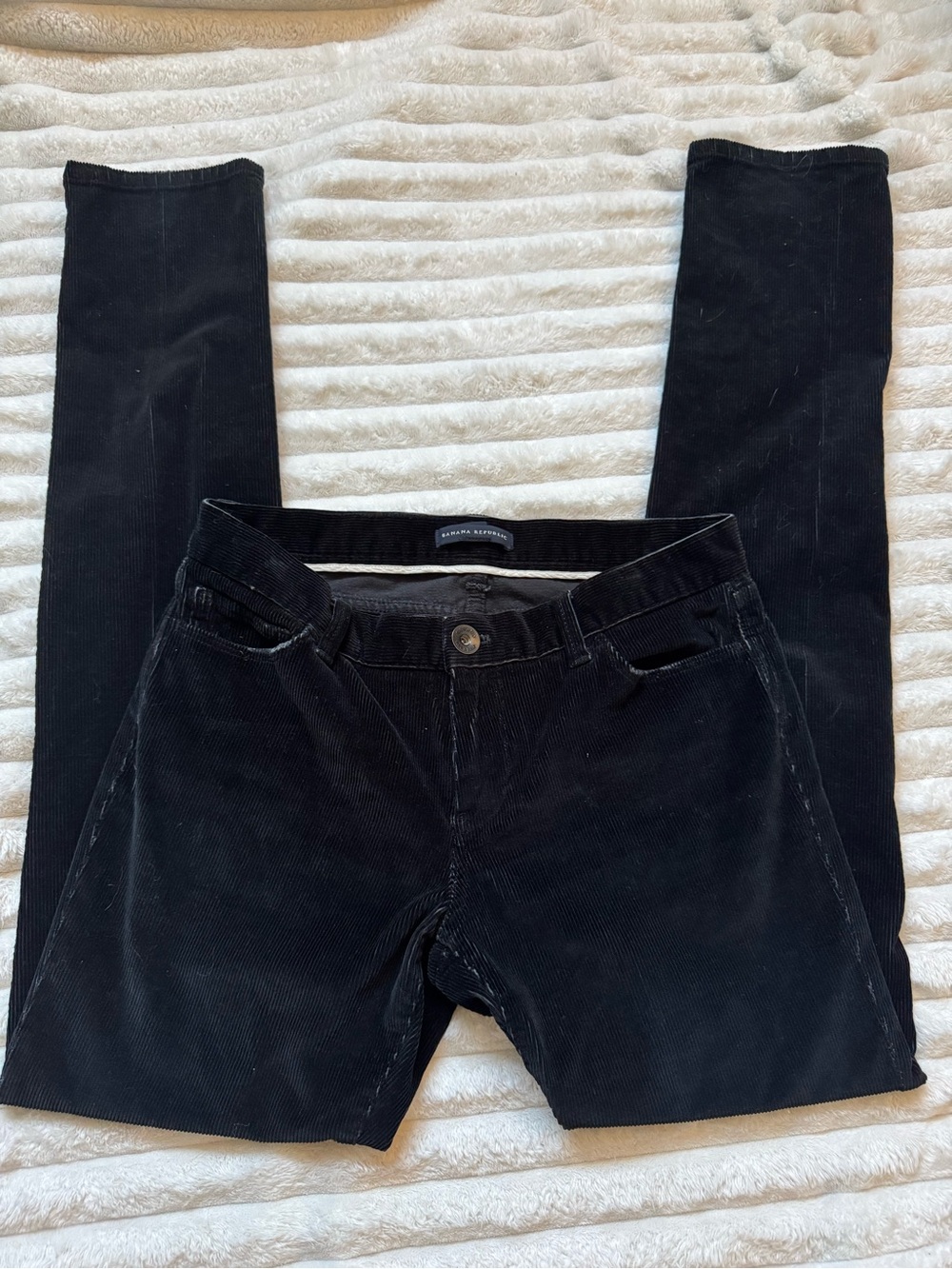 Banana Republic Black Skinny Corduroy Jeans